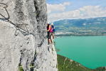 Via ferrata du rocher de cornillon Col du chat chambéry chartreuse