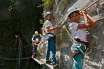 Via ferrata de l'alloix saint vincent de Mercuze Chartreuse Grenoble chambéry