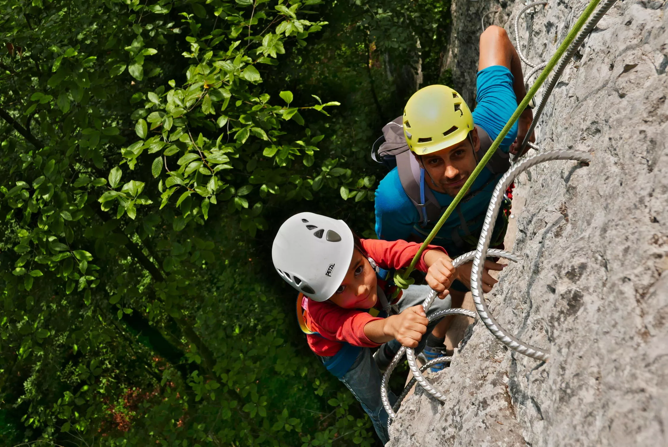 Via ferrata de l'alloix saint vincent de Mercuze Chartreuse Grenoble chambéry
