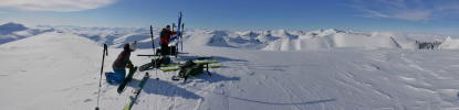 Ski dans le Kebnekaise Suède