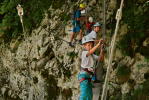 Via ferrata de l'alloix saint vincent de Mercuze Chartreuse Grenoble chambéry