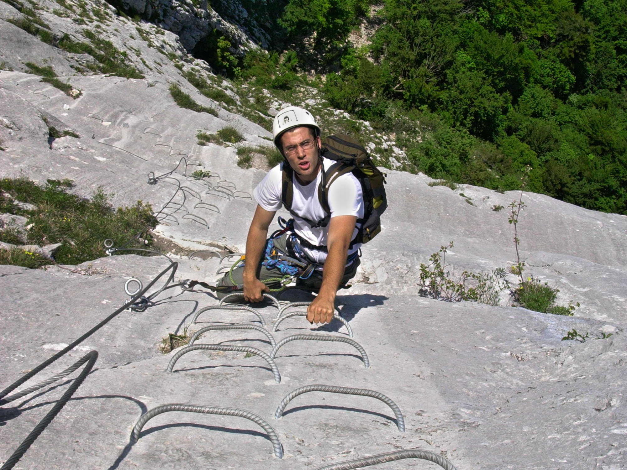 Via ferrata de roche veyrand saint pierre d'entremont savoie chartreuse