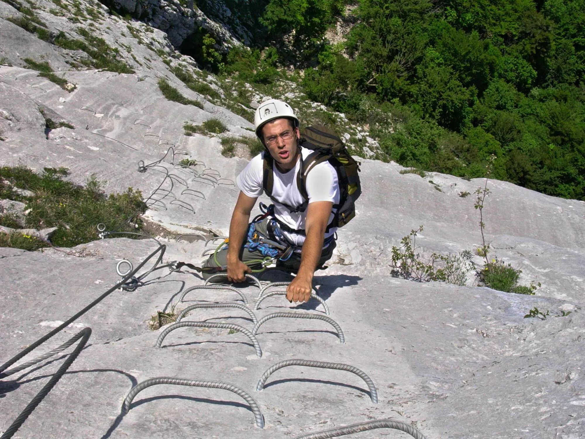 Via ferrata de roche veyrand saint pierre d'entremont savoie chartreuse